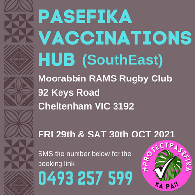 Pasefika Vaccinations Hub at Moorabbin
