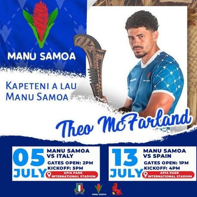 Theo McFarland named as Manu Samoa Captain