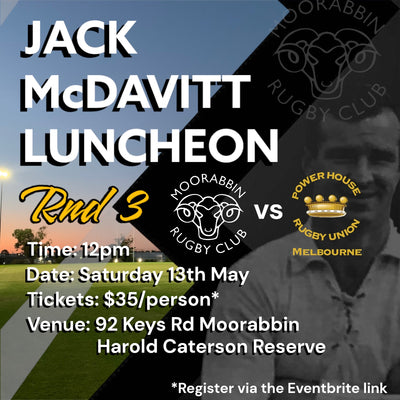 Jack McDavitt Day - Saturday May 13th