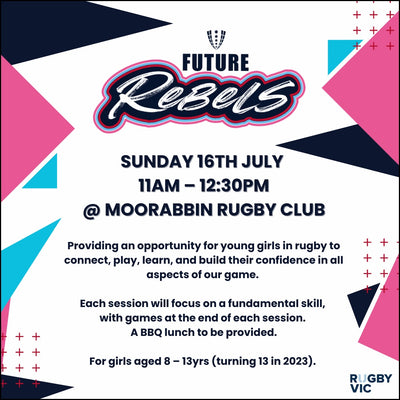 Future Rebels Girls at Moorabbin this Sunday 16th