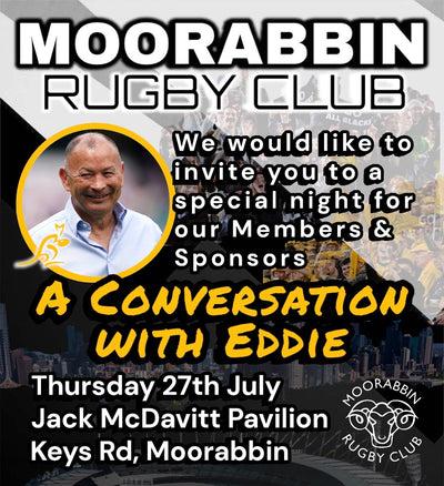 A Conversation with Eddie Jones at Moorabbin Rugby Club
