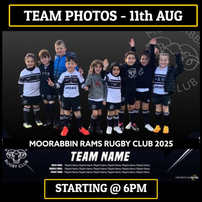 Junior Team Photo Night & Fun Training - 11th August