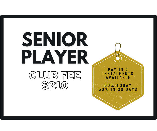 Senior Player Club Fee