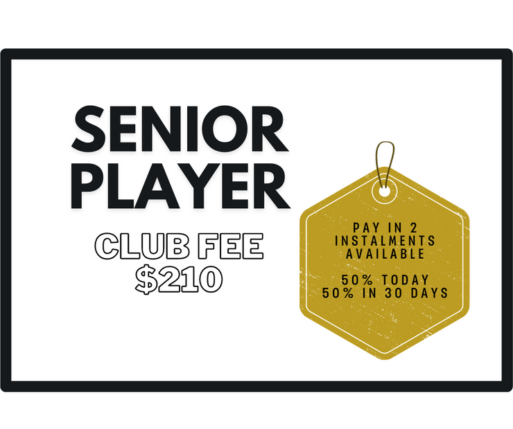 Senior Player Club Fee